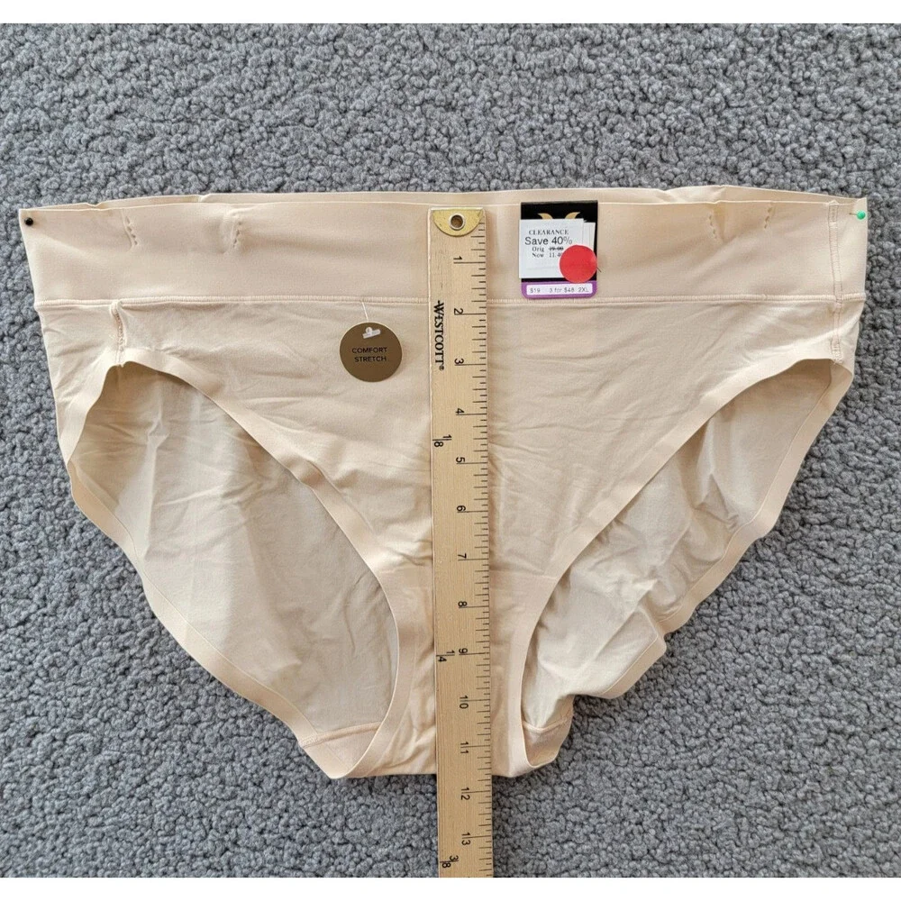 Wacoal At Ease High-Cut Brief Underwear Women's 9-2XL Sand Pull On